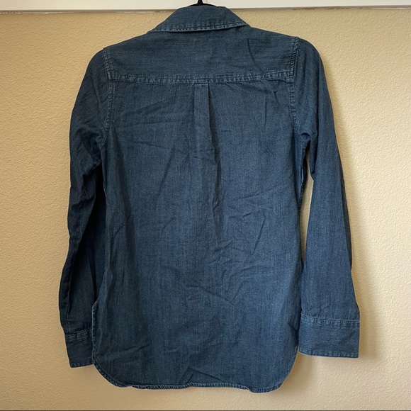 A New Day Dark Denim Button-down (like new) - Picture 4 of 5